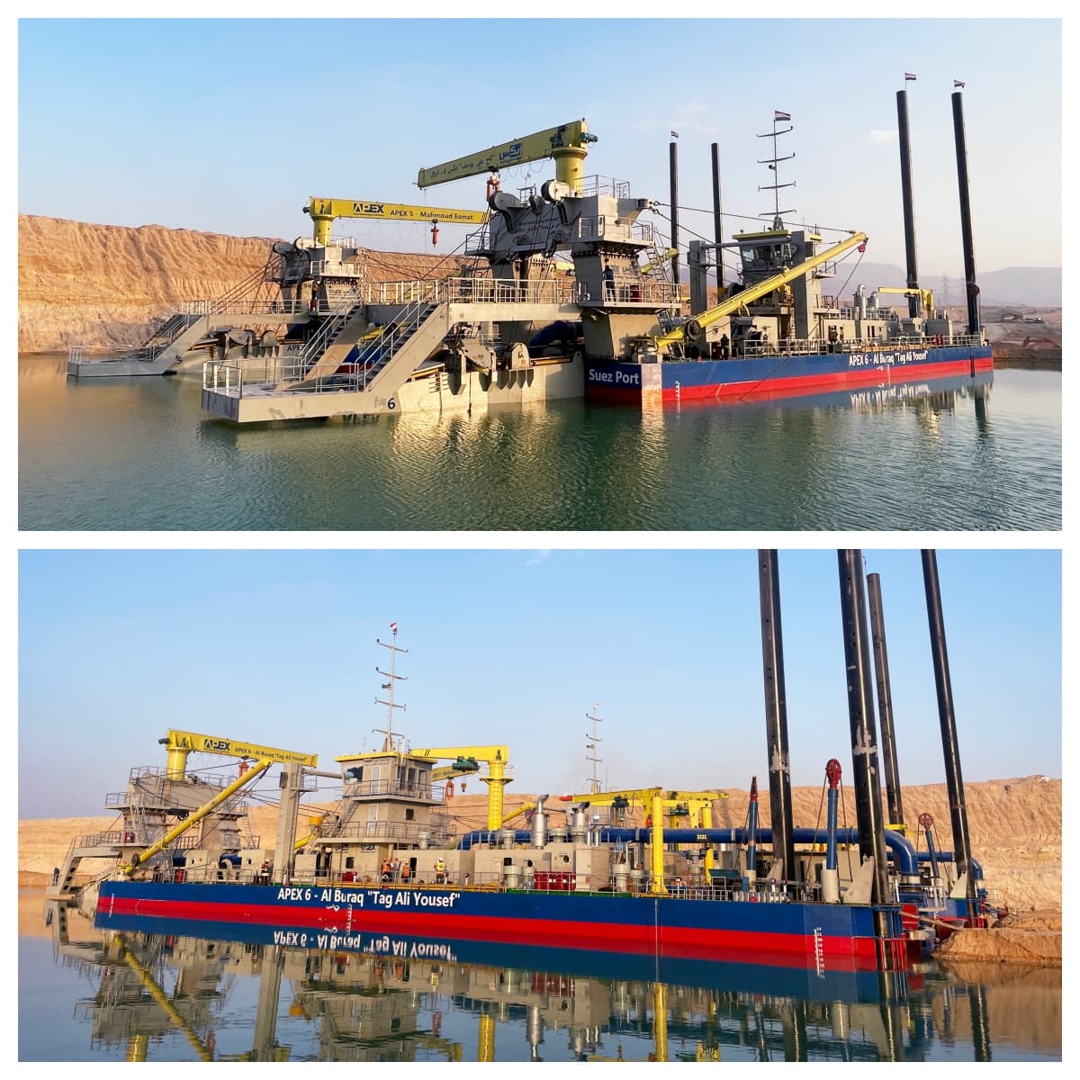 Big Cutter Head Suction Dredger JLCSD750 with Pump 8000 M3/hr for Sea River Lake Dredging and Mining Project 