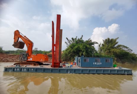 Рабочая платформа экскаватора